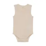 Uld body uden ærmer - Sandshell Melange - 100