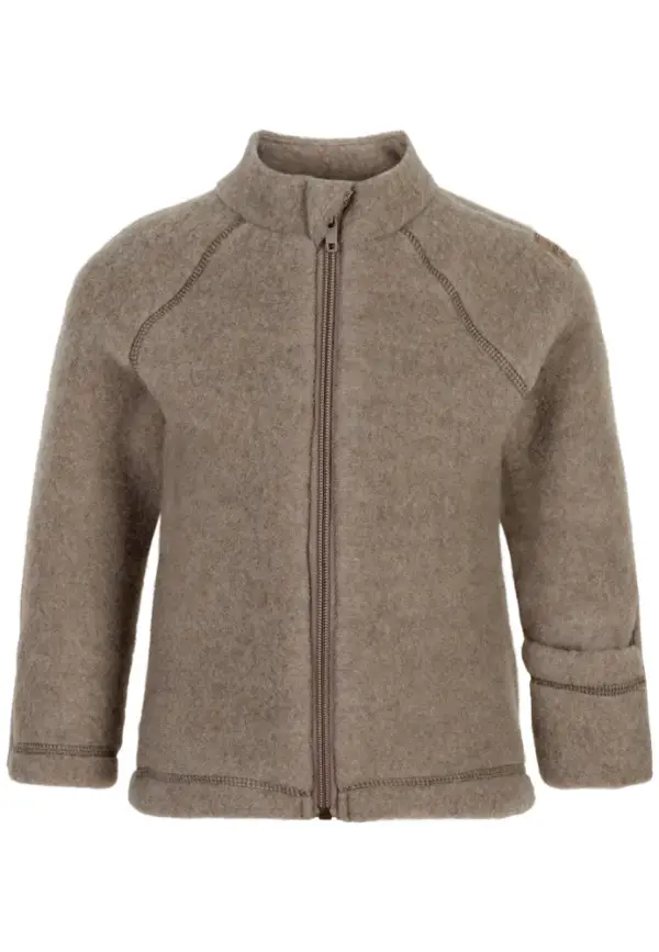 Uld jakke - Melange denver - 86 CM