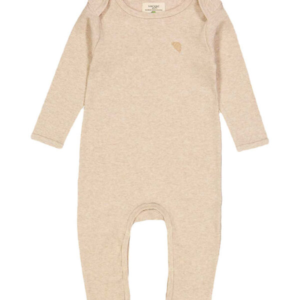 VACVAC Heldragt - Rib - Carlet - Light latte melange VACVAC Heldragt - Rib - Carlet - Light latte melange