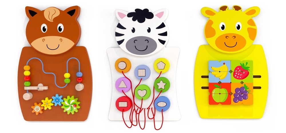 VIGA | Vægpanel - Dyrevenner, 3 stk.