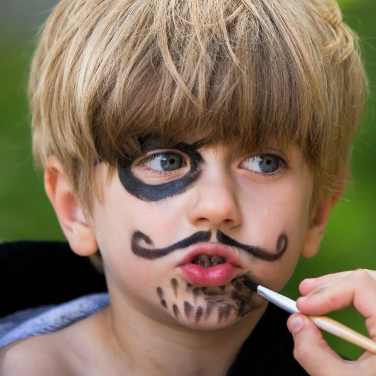 Namaki | Ansigtsmaling m. 3 farver - Pirat & mariehøne