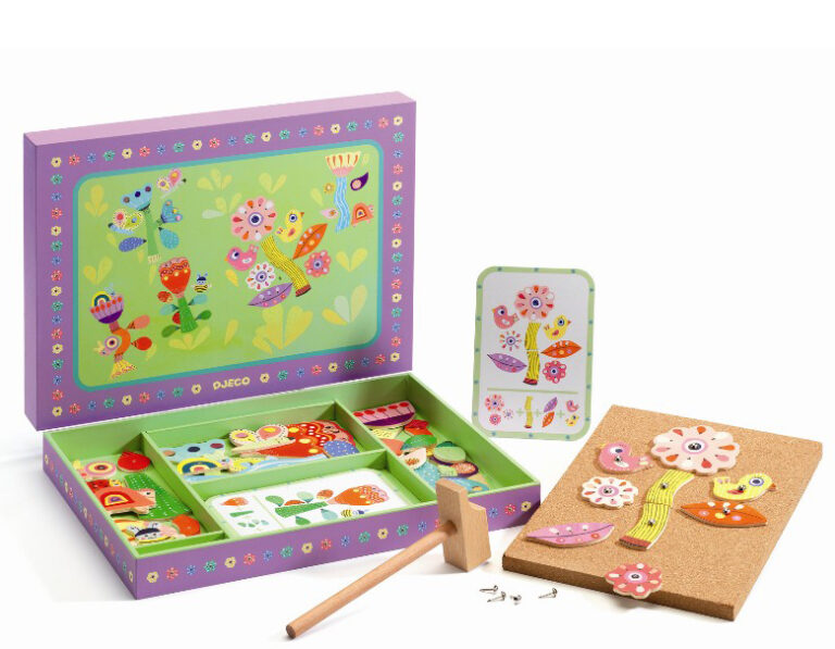 Djeco | Hammer & søm bræt - Haven