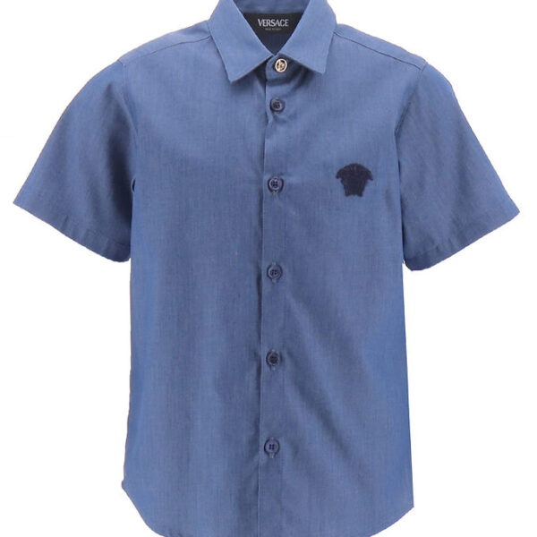 Versace Skjorte - Blå m. Navy