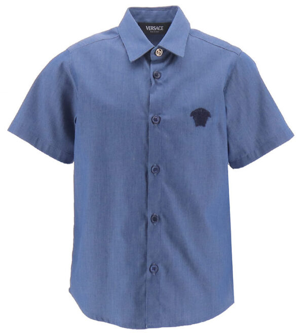 Versace Skjorte - Blå m. Navy