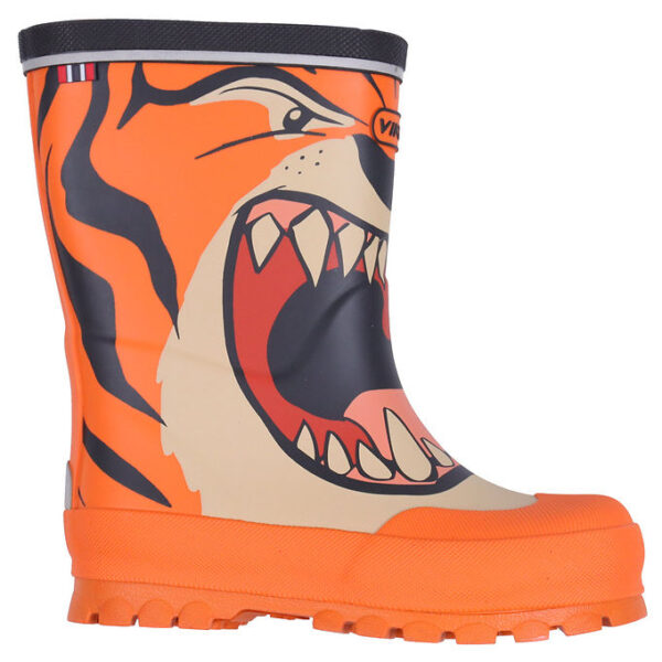 Viking Gummistøvler - Jolly - Orange/Multi m. Tiger