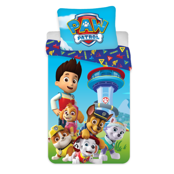 Voksen Størrelse Sengetøj Med Paw Patrol - Voksen Sengesæt - Legekammeraten.dk
