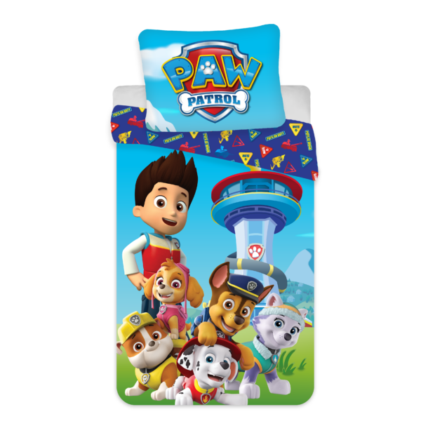 Voksen Størrelse Sengetøj Med Paw Patrol - Voksen Sengesæt - Legekammeraten.dk
