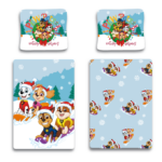 Voksen Størrelse Sengetøj Paw Patrol ""Julemotiv"" - Voksen størrelse sengesæt - Legekammeraten.dk