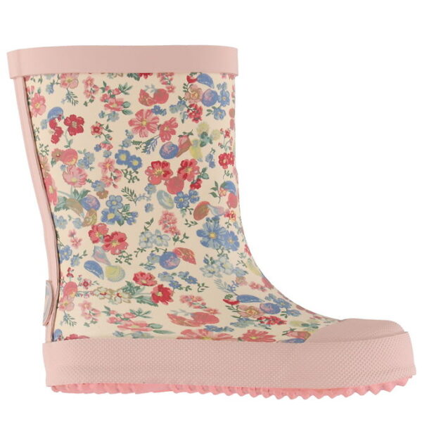 Wheat Gummistøvler - Muddy - Flowers and Seashells