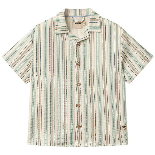 Wheat Skjorte - Musselin - Anker - Summer Stripe