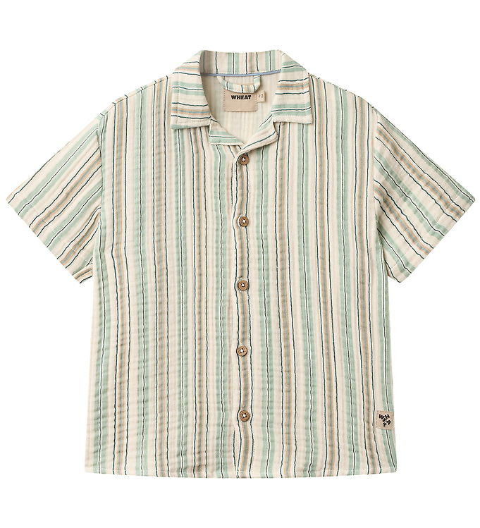 Wheat Skjorte - Musselin - Anker - Summer Stripe