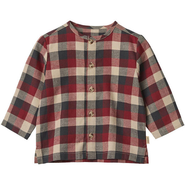 Wheat Skjorte - Shelby - Red Blue Check