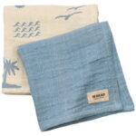 Wheat Stofbleer - 2-pak - Kaya - Faded Denim