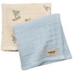 Wheat Stofbleer - 2-pak - Kaya - Summer Sky