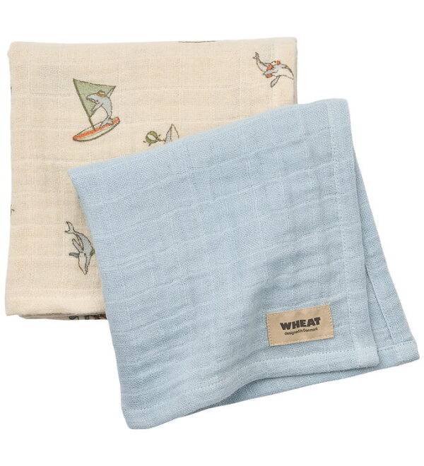 Wheat Stofbleer - 2-pak - Kaya - Summer Sky