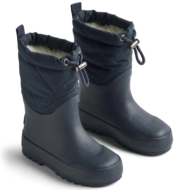 Wheat Termostøvler - Drizzle Snowboot - Navy
