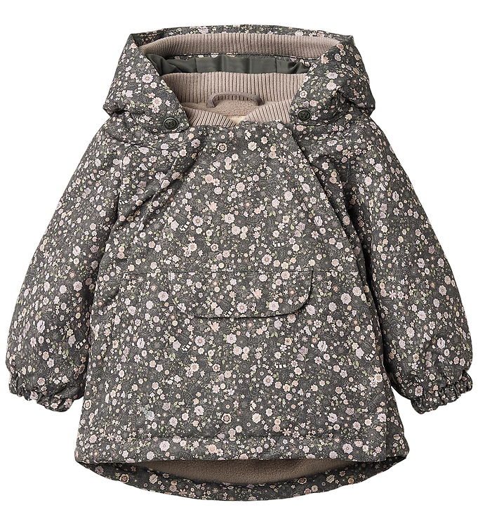 Wheat Vinterjakke - Sascha - Black Sea Open Flowers