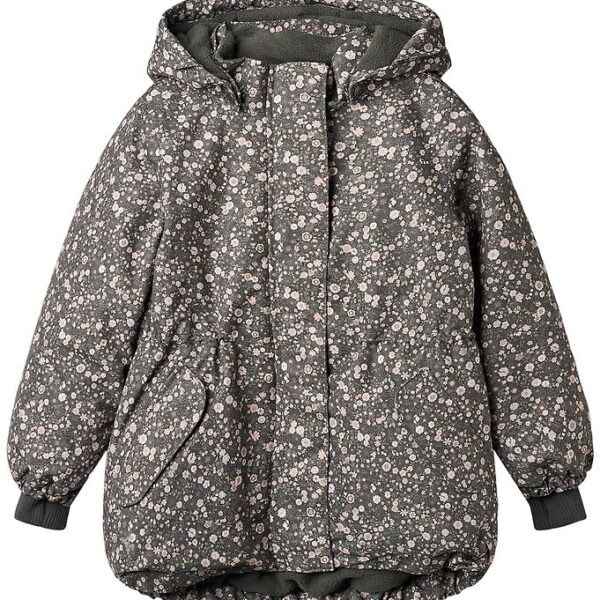Wheat Vinterjakke - Tove - Black Sea Open Flowers