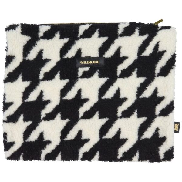Wildride Taske - Pouch - 35x27 cm. - Teddy Houndstooth