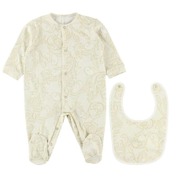 Young Versace Heldragt m. Savlesmæk - Beige m. Print