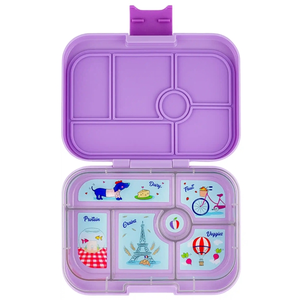 Yumbox Madkasse Bento Original - 6 rum - Lulu Purple