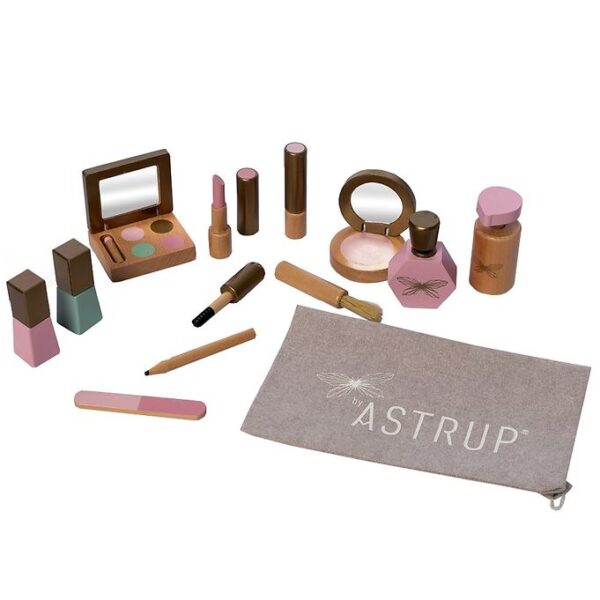 by ASTRUP Trælegetøj - 13 Dele - Sminkesæt