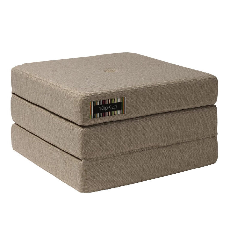 By KlipKlap KK 3 Fold Single Foldemadras Sand