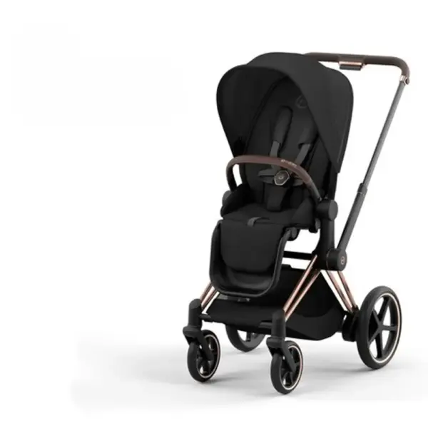 ePriam klapvogn - sepia black/rosegold