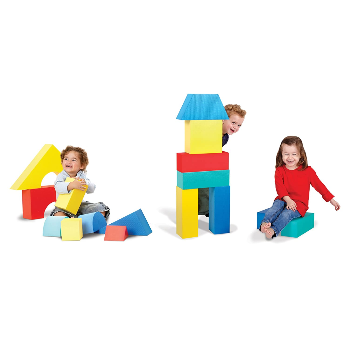 edushape | Byggeklodser af skum, 16 stk