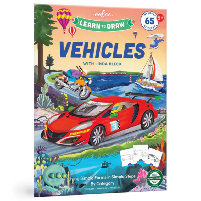 eeBoo | Lær at tegne - Køretøjer