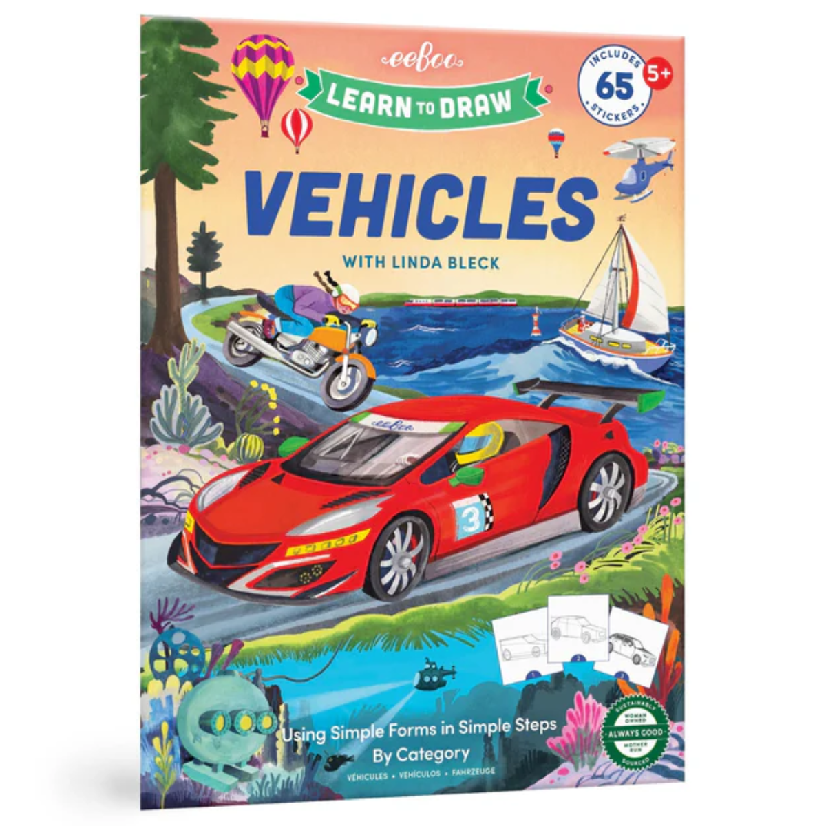 eeBoo | Lær at tegne - Køretøjer