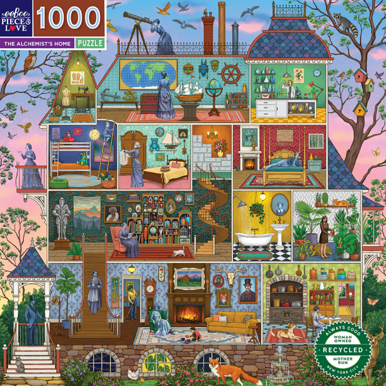 eeBoo | Puslespil med 1.000 brikker - The Alchemist's Home