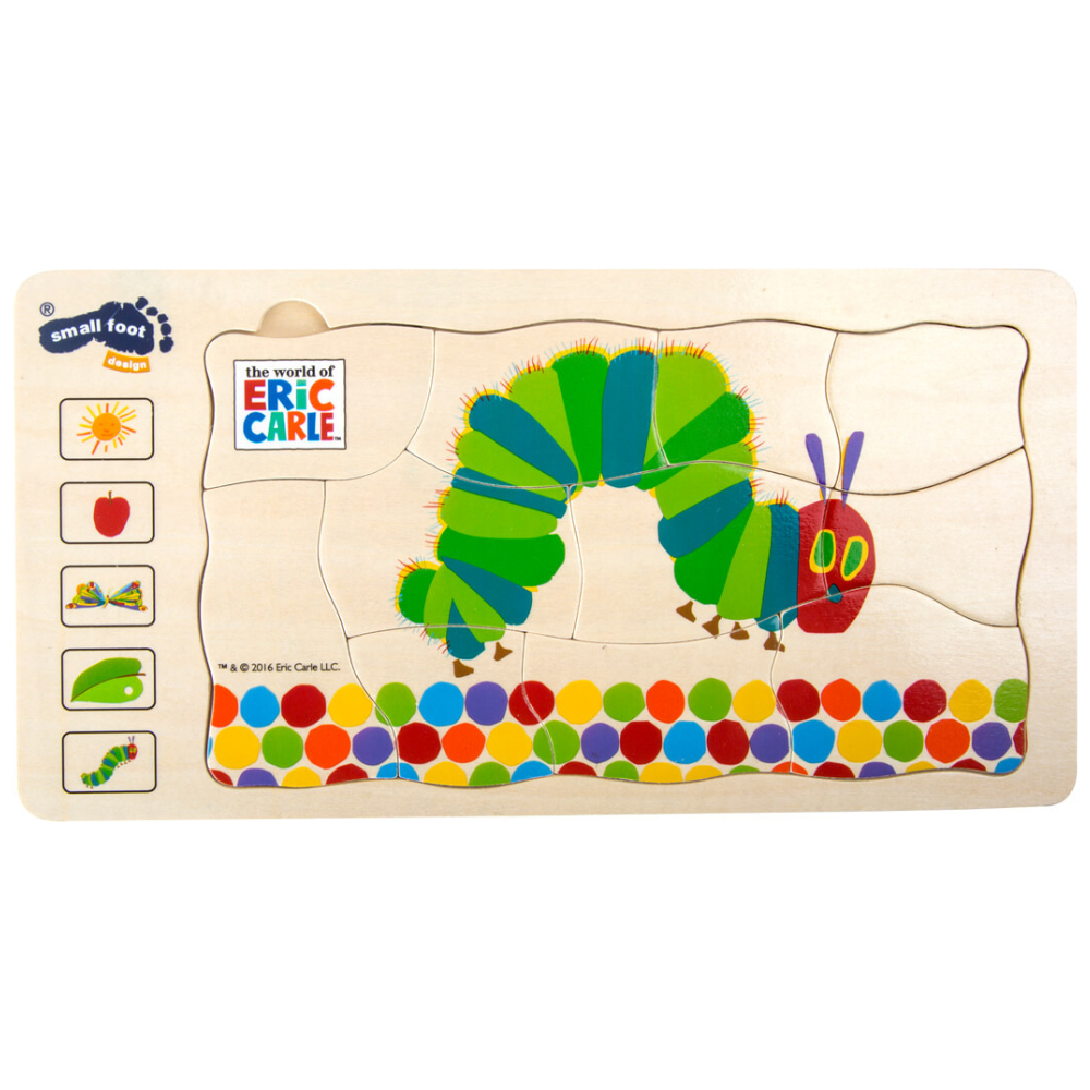 small foot | Lag puslespil - Den sultne larve Aldrigmæt