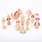 tickit® | Eventyrkarakterer - Træfigurer, 10 stk