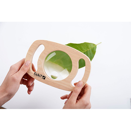 tickit® | Forstørrelsesglas Easy Hold i træramme