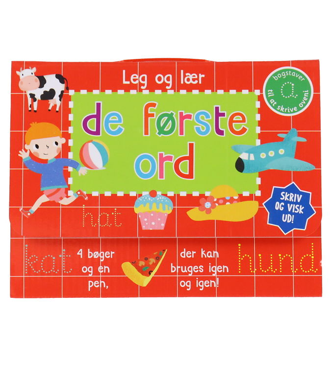 Alvilda Bog - Skriv og Visk Ud - De Første Ord - DA Alvilda Bog - Skriv og Visk Ud - De Første Ord - DA