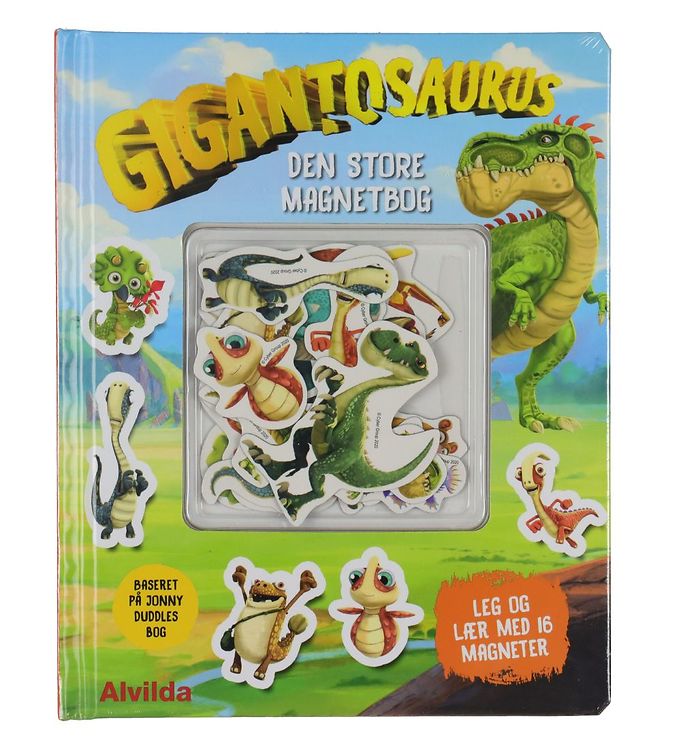 Alvilda Magnetbog - Gigantosaurus - Den Store Magnetbog - Dansk Alvilda Magnetbog - Gigantosaurus - Den Store Magnetbog - Dansk