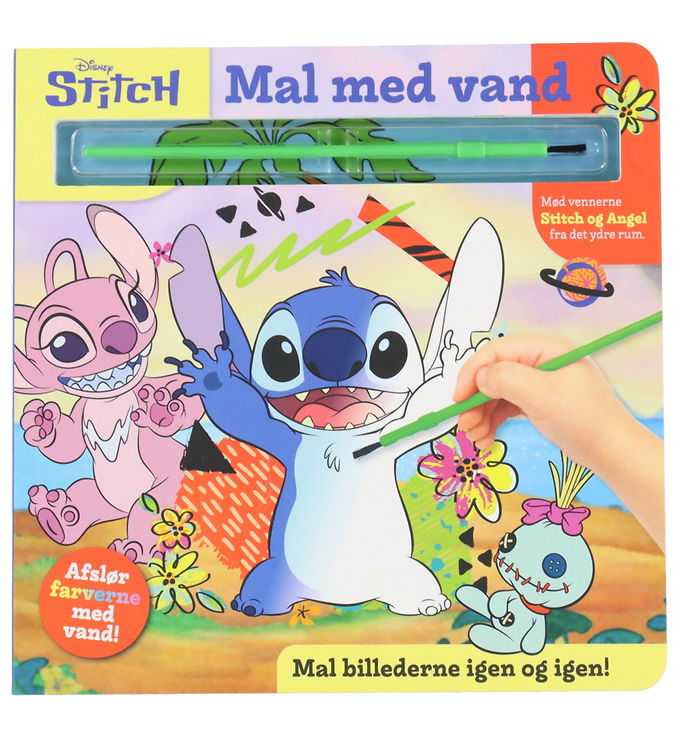 Alvilda Malebog - Mal Med Vand - Disney Stitch - DA Alvilda Malebog - Mal Med Vand - Disney Stitch - DA
