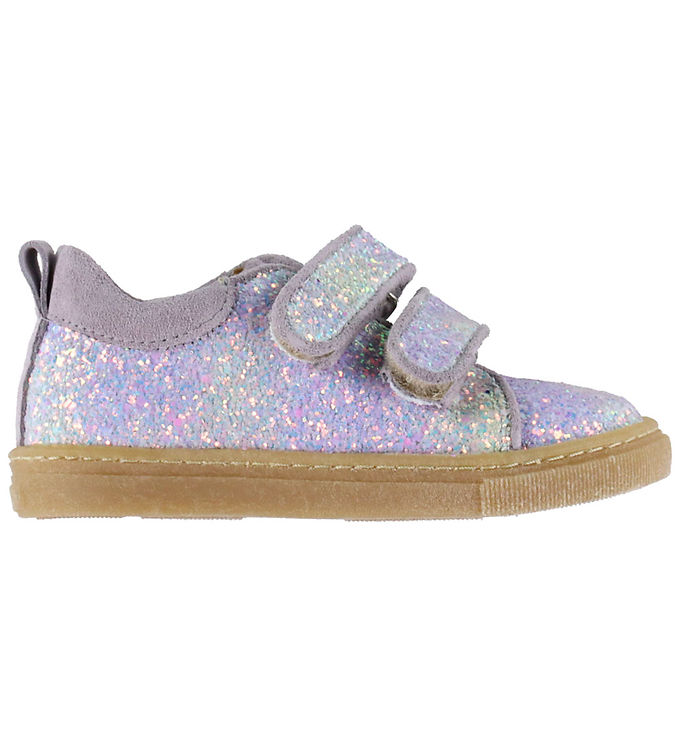 Angulus Sko - Glitter - Unicorn/Lilac m. Glimmer Angulus Sko - Glitter - Unicorn/Lilac m. Glimmer