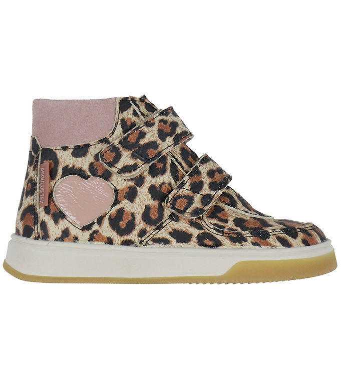 Angulus Støvler - Tex - Beige Leo/Faded Rose Angulus Støvler - Tex - Beige Leo/Faded Rose