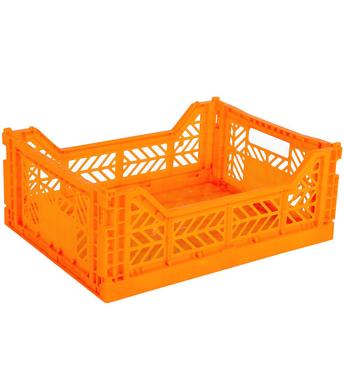 Aykasa Foldekasse - 40x30x15 cm - Midi - Neon Orange