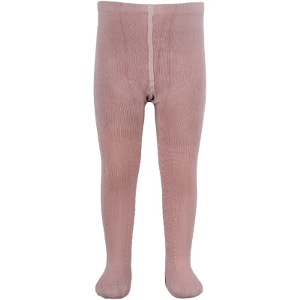 Bamboo strømpebukser - ROSE MELANGE - 5/7Y