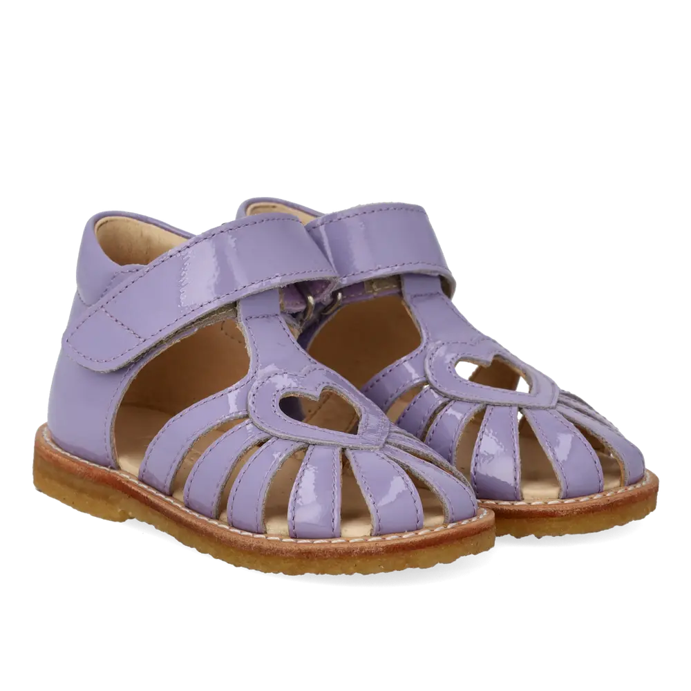 Begynder Sandal m. Hjerte - Amethyst - 22