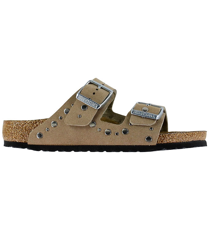 Birkenstock Sandaler - Arizona Rivet - Soft Gray