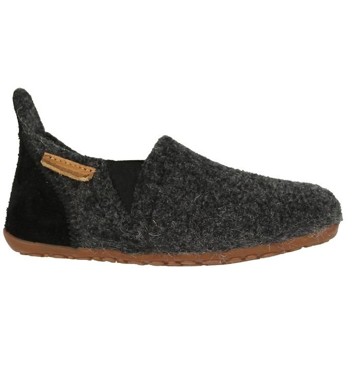Bisgaard Hjemmesko - Uld - Wool Sailor - Koksgrå Bisgaard Hjemmesko - Uld - Wool Sailor - Koksgrå