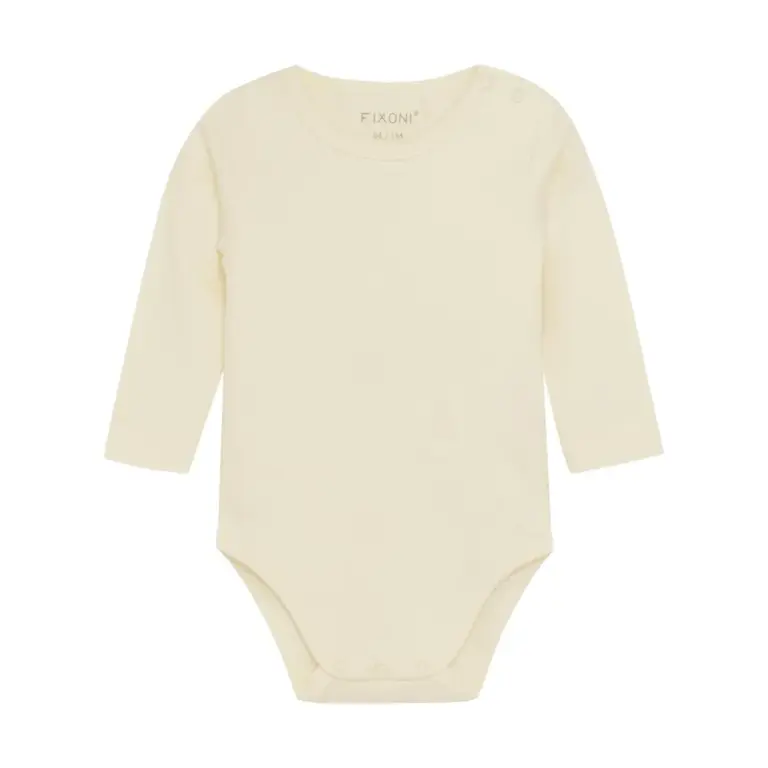 Body langærmet - Buttercream - 56