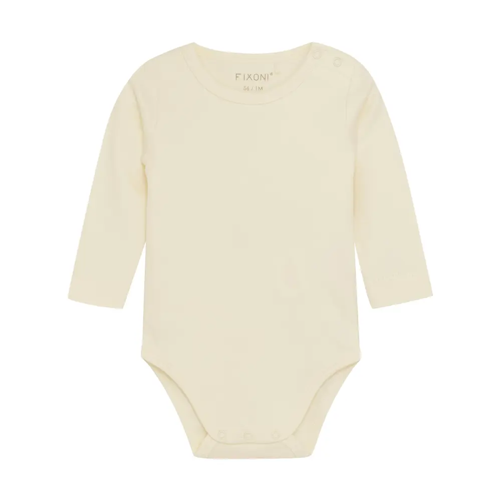 Body langærmet - Buttercream - 56