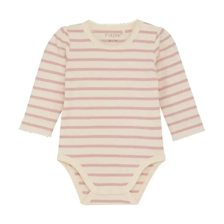 Body langærmet - Shadow gray - 86