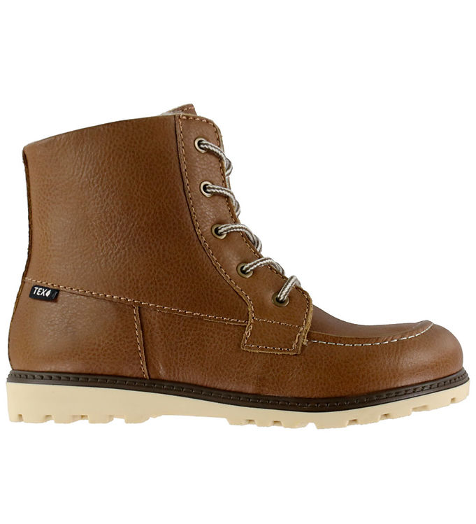 Bundgaard Vinterstøvler - Tex - Riley - Wide Fit - Cognac