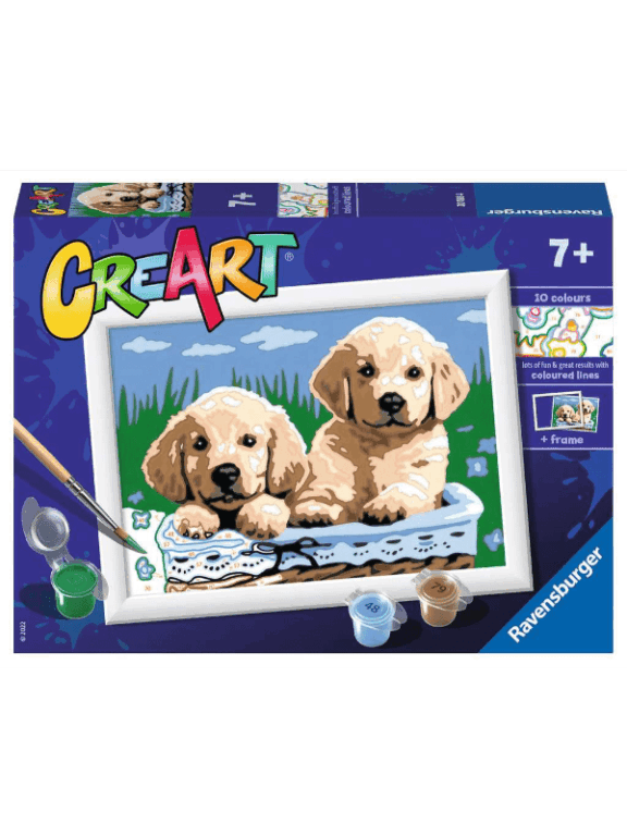 CreArt Cute Puppies - Creart - Legekammeraten.dk